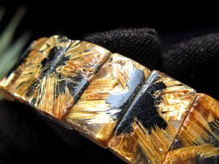 ゴールドルチル バングル タイチンルチル ブレスレット 金運