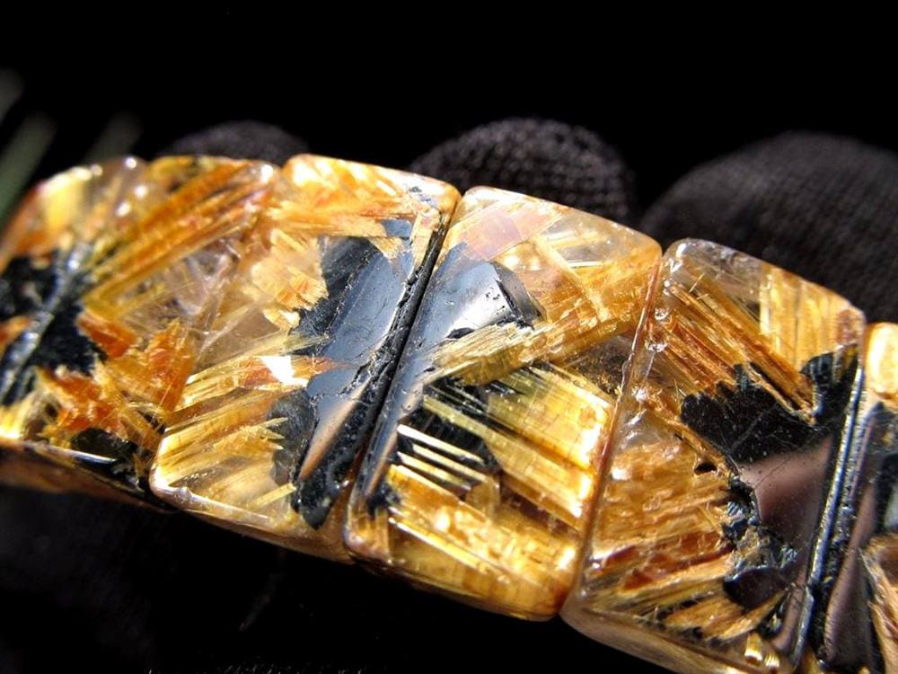 ゴールドルチル バングル タイチンルチル ブレスレット 金運