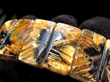 ゴールドルチル バングル タイチンルチル ブレスレット 金運