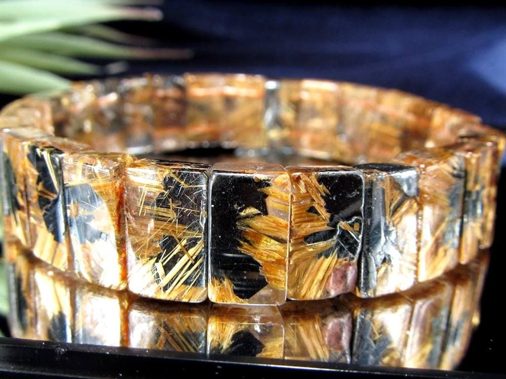 ゴールドルチル バングル タイチンルチル ブレスレット 金運