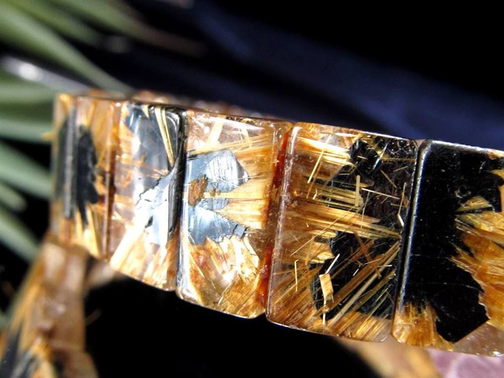 ゴールドルチル バングル タイチンルチル ブレスレット 金運