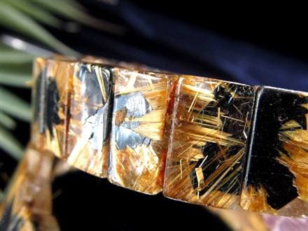 ゴールドルチル バングル タイチンルチル ブレスレット 金運