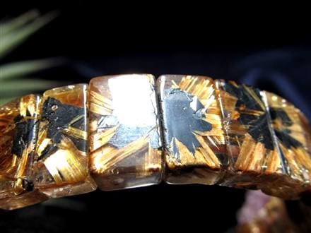 ゴールドルチル バングル タイチンルチル ブレスレット 金運