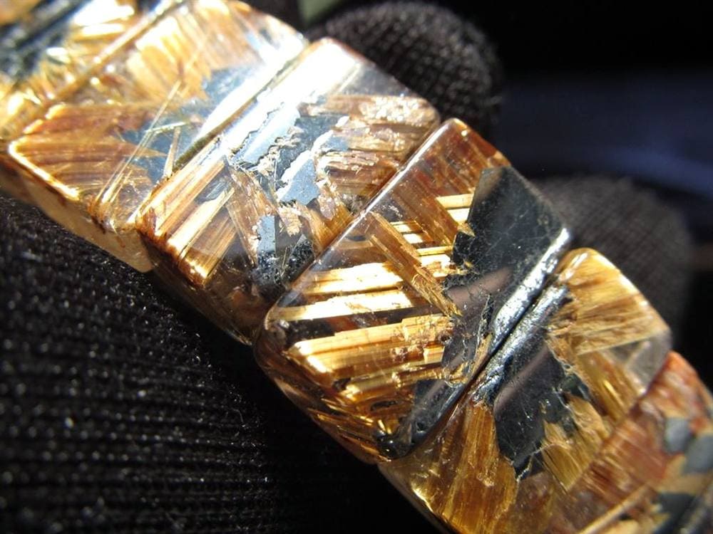 ゴールドルチル バングル タイチンルチル ブレスレット 金運