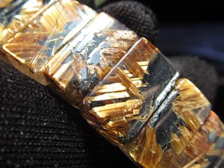 ゴールドルチル バングル タイチンルチル ブレスレット 金運