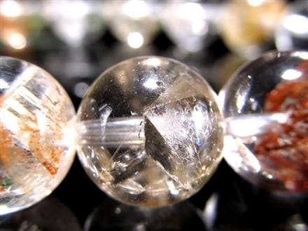 クォーツインクォーツ ブレスレット マニフェストクォーツ 貫入水晶 クリスタル