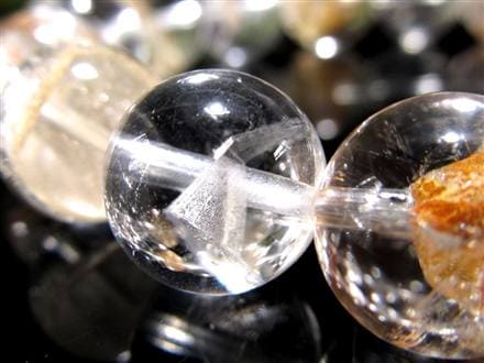クォーツインクォーツ ブレスレット マニフェストクォーツ 貫入水晶 クリスタル