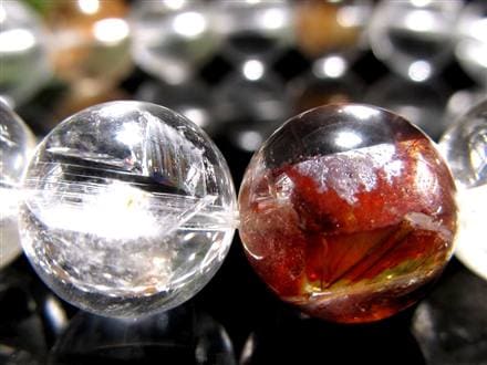 クォーツインクォーツ ブレスレット マニフェストクォーツ 貫入水晶 クリスタル