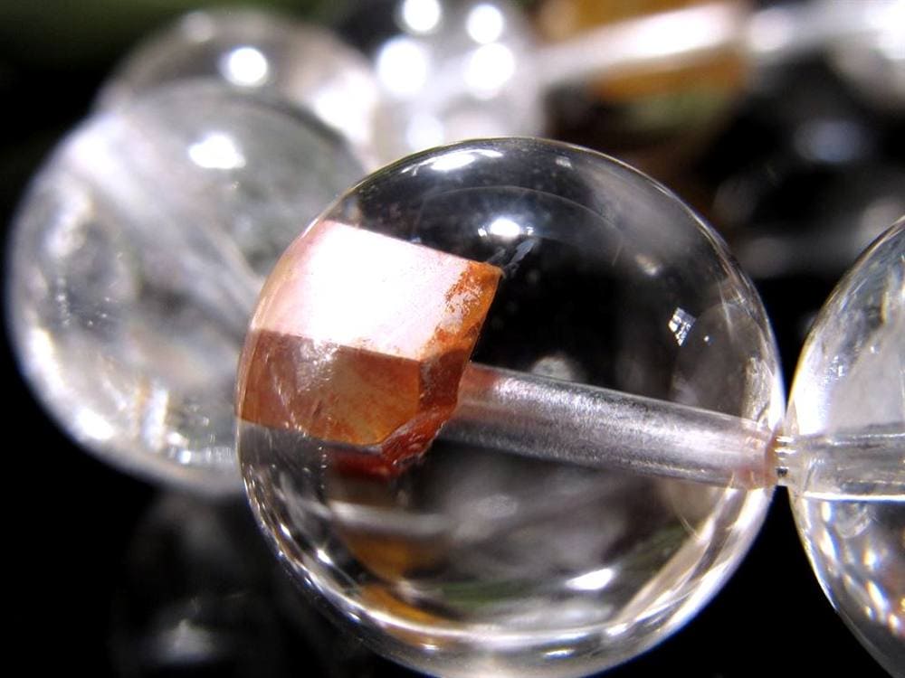 クォーツインクォーツ ブレスレット マニフェストクォーツ 貫入水晶 クリスタル