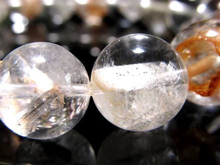 クォーツインクォーツ ブレスレット マニフェストクォーツ 貫入水晶 クリスタル