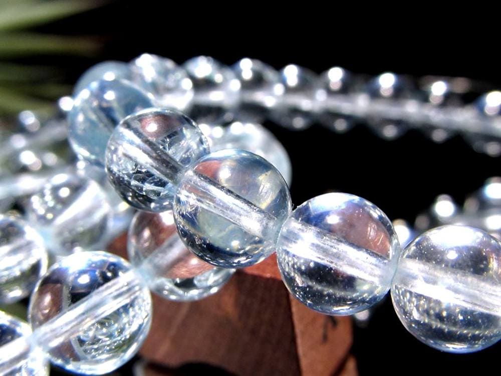 アクアマリン 藍柱石 ブレスレット 誕生石 ベリル