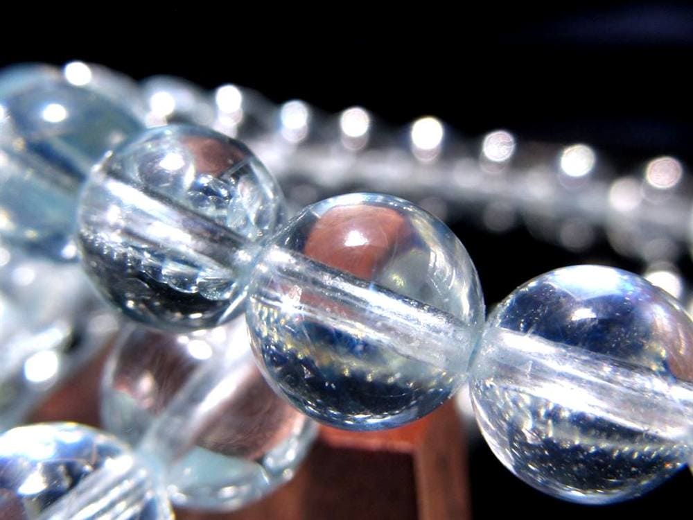 アクアマリン 藍柱石 ブレスレット 誕生石 ベリル