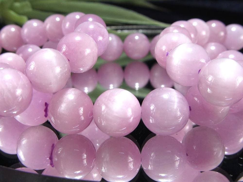 クンツァイト ブレスレット リチア輝石 キャッツアイ 天然石