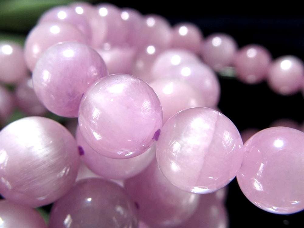 クンツァイト ブレスレット リチア輝石 キャッツアイ 天然石