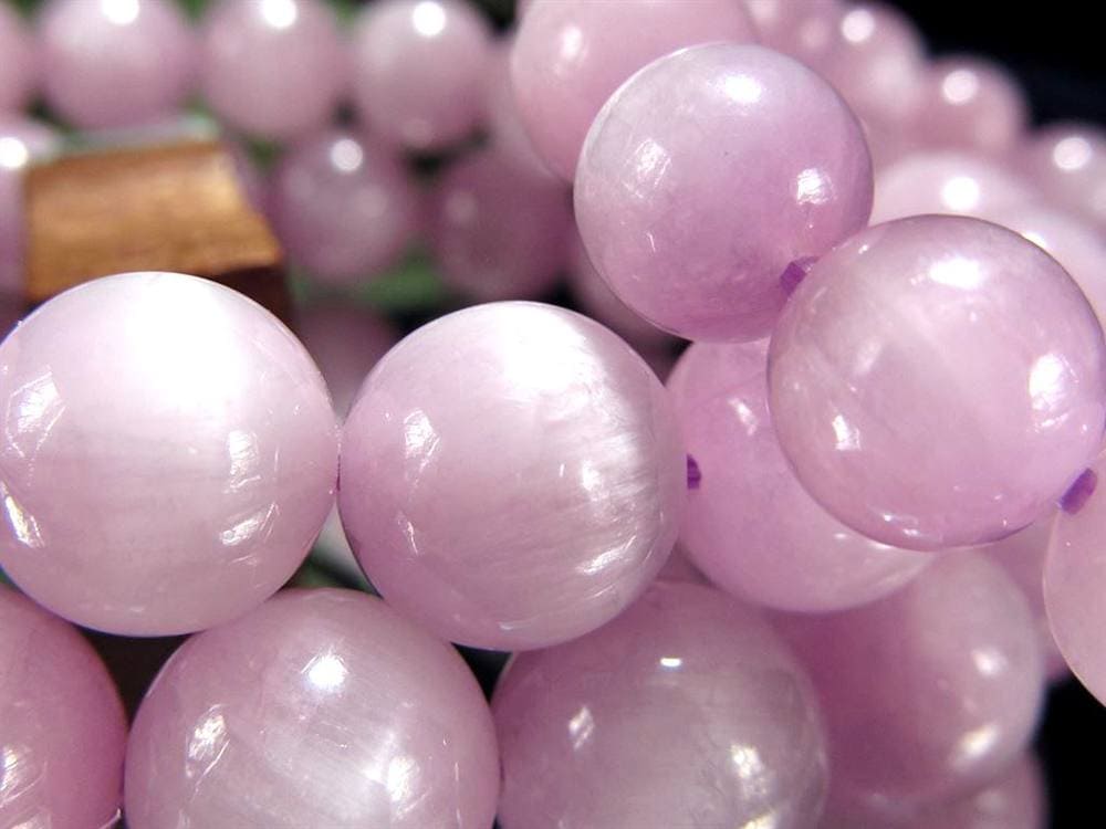 クンツァイト ブレスレット リチア輝石 キャッツアイ 天然石