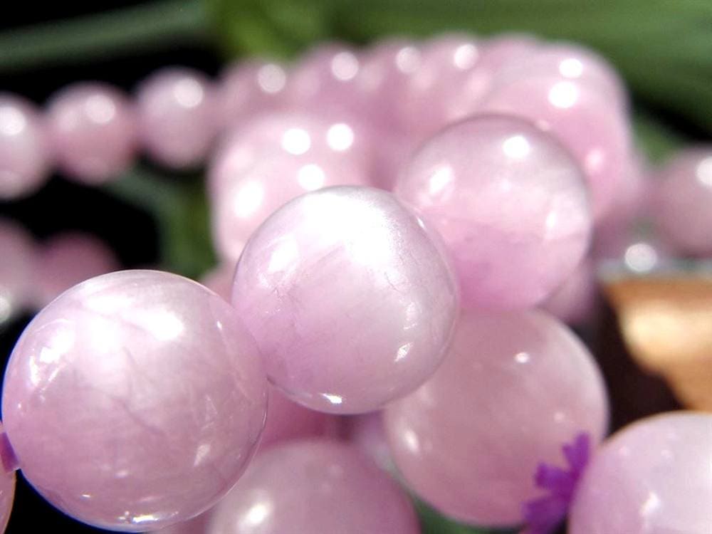 クンツァイト ブレスレット リチア輝石 キャッツアイ 天然石