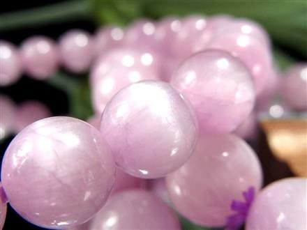 クンツァイト ブレスレット リチア輝石 キャッツアイ 天然石