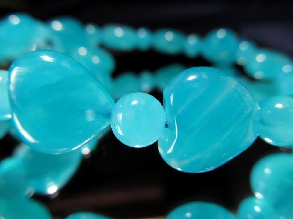 ネオンアマゾナイト 天河石 ブレスレット アマゾナイト ホープストーン