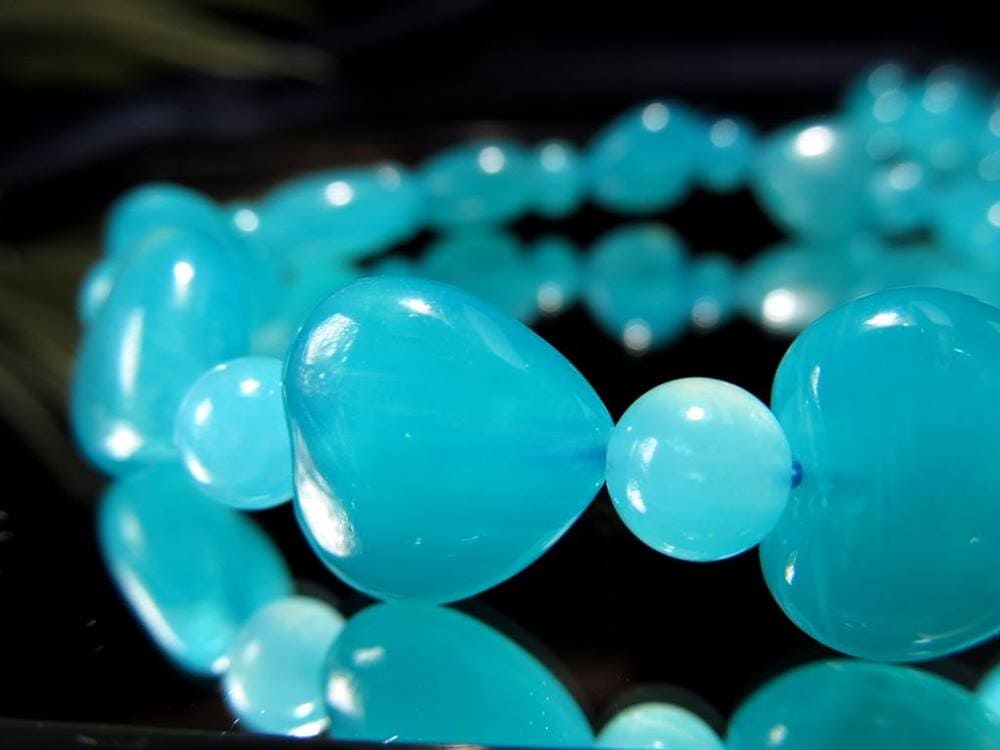 ネオンアマゾナイト 天河石 ブレスレット アマゾナイト ホープストーン