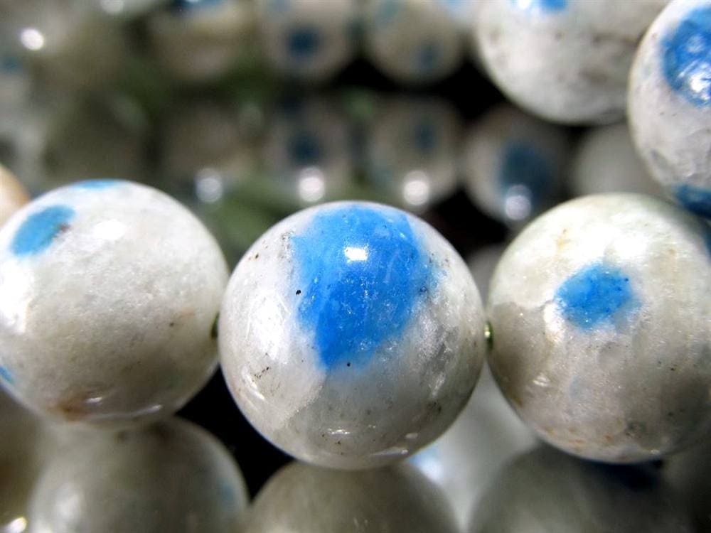 ヒマラヤK2ジャスパー アズライトイングラナイト ブレスレット ヒマラヤ・カラコルム山脈K2産