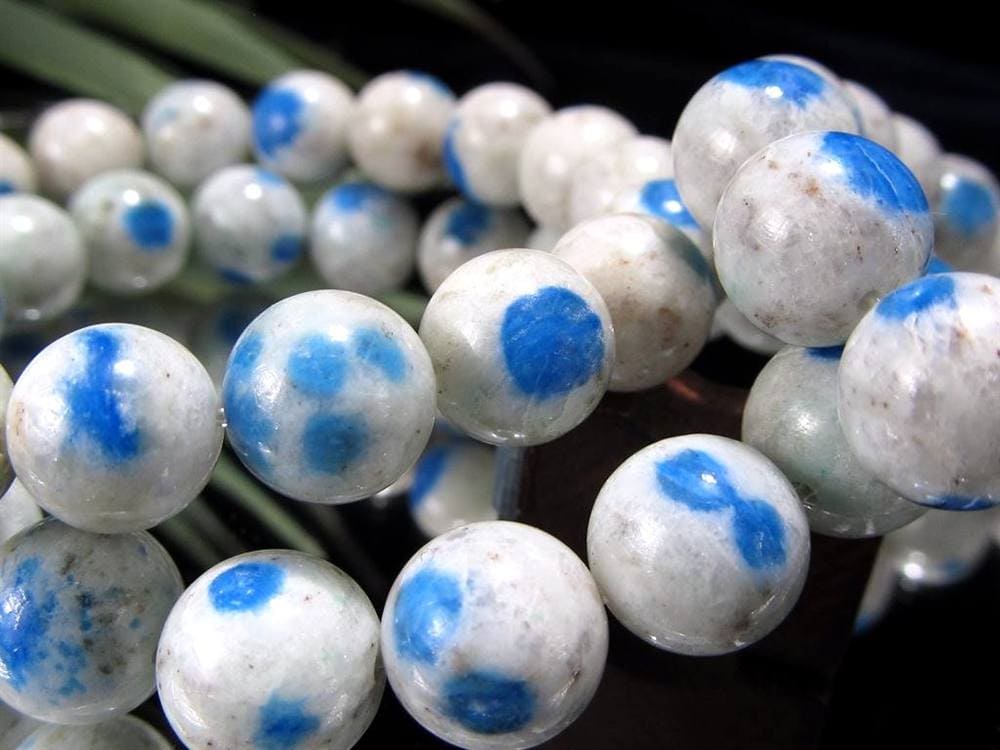 ヒマラヤK2ジャスパー アズライトイングラナイト ブレスレット ヒマラヤ・カラコルム山脈K2産