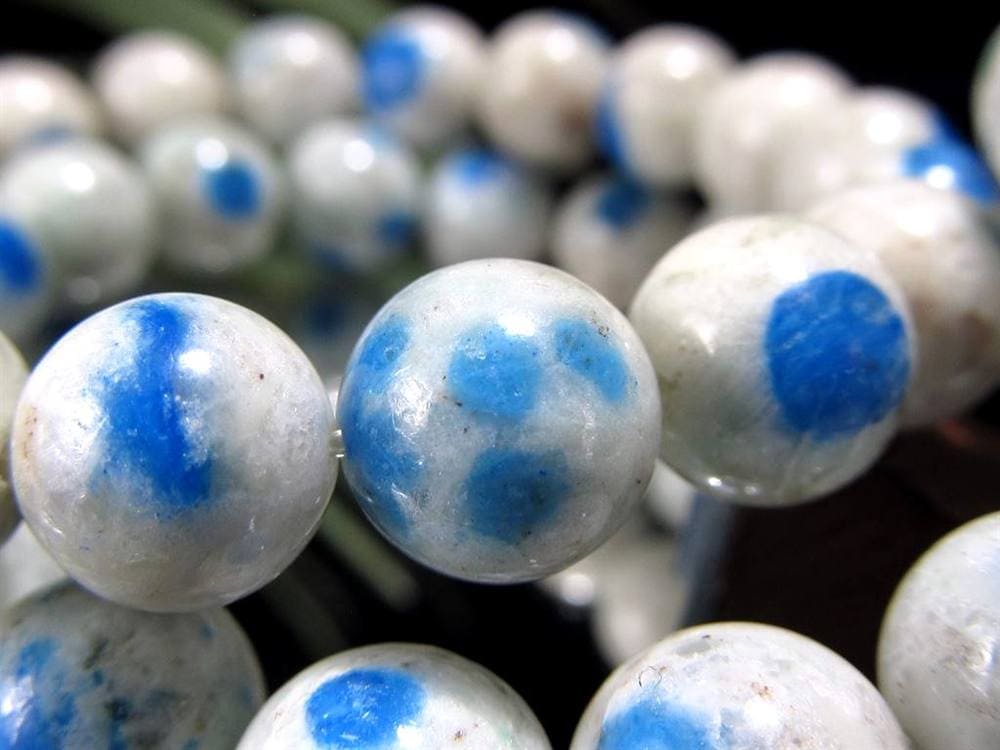 ヒマラヤK2ジャスパー アズライトイングラナイト ブレスレット ヒマラヤ・カラコルム山脈K2産