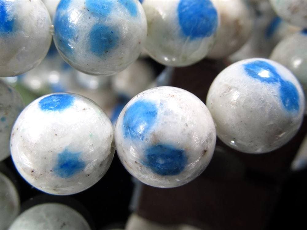 ヒマラヤK2ジャスパー アズライトイングラナイト ブレスレット ヒマラヤ・カラコルム山脈K2産