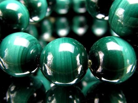 マラカイト 孔雀石 ブレスレット グリーン 癒し