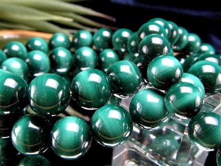 マラカイト 孔雀石 ブレスレット グリーン 癒し