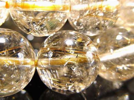 ゴールドルチルクォーツ ブレスレット ゴールドルチル ルチルレイテッドクォーツ 金針水晶