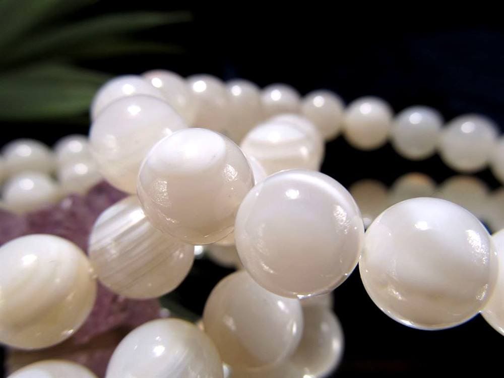 アゲート ホワイトアゲート 天眼 ブレスレット 瑪瑙