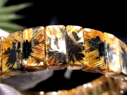 ゴールドルチル バングル タイチンルチル ブレスレット 金運