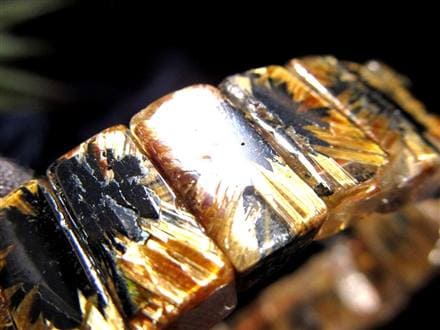 ゴールドルチル バングル タイチンルチル ブレスレット 金運