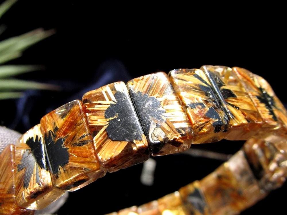 ゴールドルチル バングル タイチンルチル ブレスレット 金運