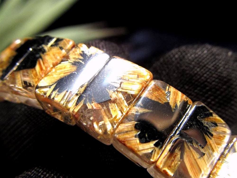 ゴールドルチル バングル タイチンルチル ブレスレット 金運