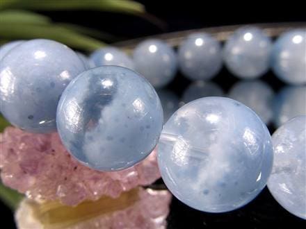 ブルーガーデンクォーツ デュモルチェライト ブレスレット ガーデンクォーツ インクォーツ