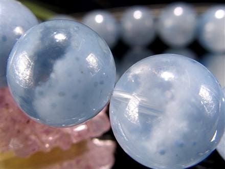 ブルーガーデンクォーツ デュモルチェライト ブレスレット ガーデンクォーツ インクォーツ