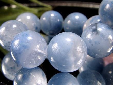 ブルーガーデンクォーツ デュモルチェライト ブレスレット ガーデンクォーツ インクォーツ