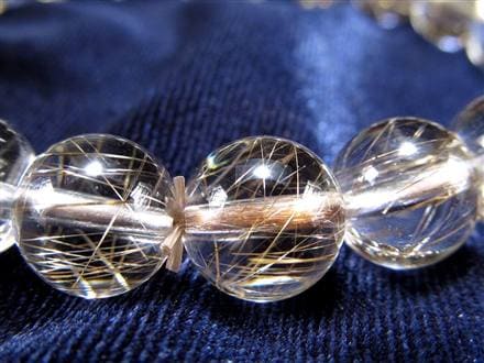 シルバールチル ルチルクォーツ ブレスレット シルバールチルクォーツ 二酸化チタン 仕事運