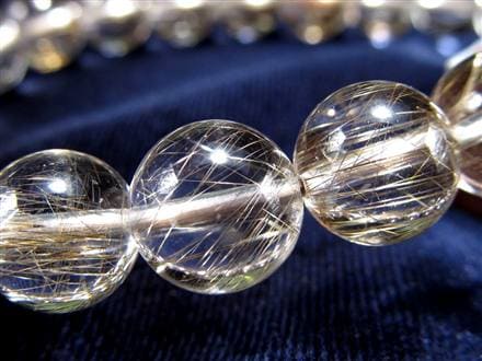 シルバールチル ルチルクォーツ ブレスレット シルバールチルクォーツ 二酸化チタン 仕事運