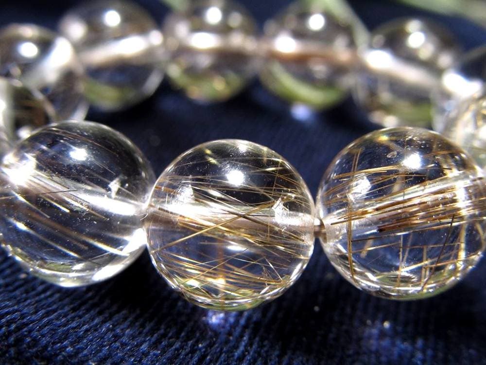 シルバールチル ルチルクォーツ ブレスレット シルバールチルクォーツ 二酸化チタン 仕事運