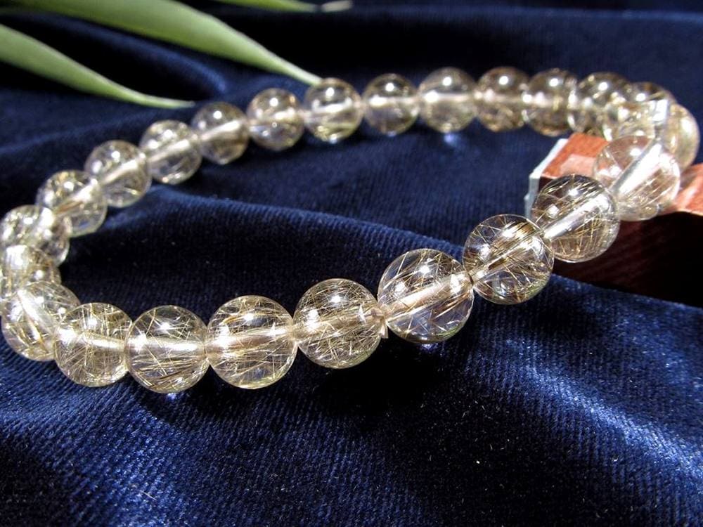 シルバールチル ルチルクォーツ ブレスレット シルバールチルクォーツ 二酸化チタン 仕事運