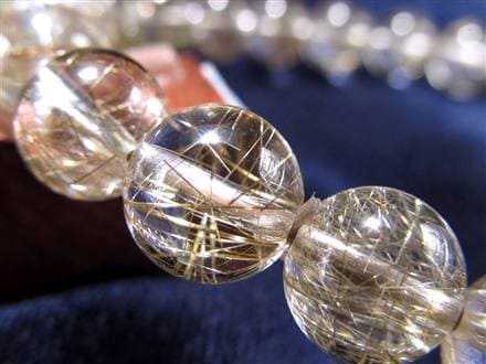 シルバールチル ルチルクォーツ ブレスレット シルバールチルクォーツ 二酸化チタン 仕事運