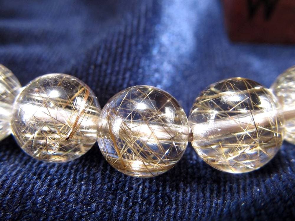 シルバールチル ルチルクォーツ ブレスレット シルバールチルクォーツ 二酸化チタン 仕事運