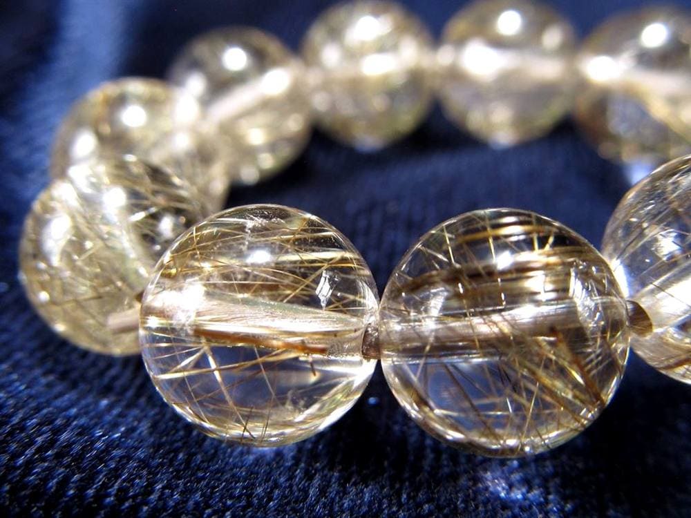 シルバールチル ルチルクォーツ ブレスレット シルバールチルクォーツ 二酸化チタン 仕事運