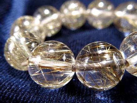 シルバールチル ルチルクォーツ ブレスレット シルバールチルクォーツ 二酸化チタン 仕事運