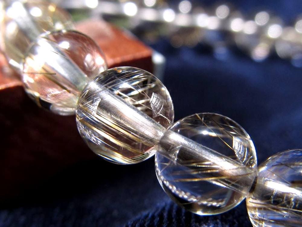 シルバールチル ルチルクォーツ ブレスレット シルバールチルクォーツ 二酸化チタン 仕事運