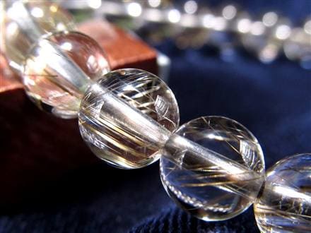 シルバールチル ルチルクォーツ ブレスレット シルバールチルクォーツ 二酸化チタン 仕事運