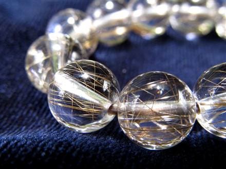 シルバールチル ルチルクォーツ ブレスレット シルバールチルクォーツ 二酸化チタン 仕事運