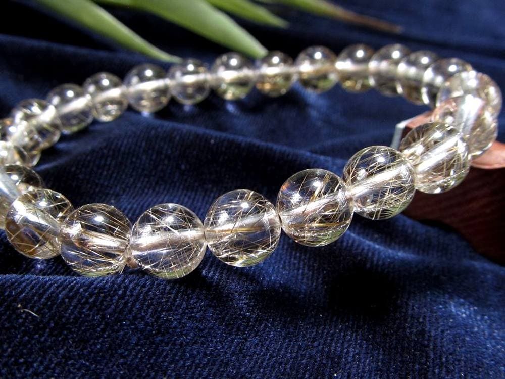 シルバールチル ルチルクォーツ ブレスレット シルバールチルクォーツ 二酸化チタン 仕事運